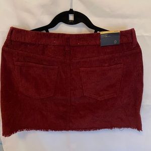 Burgundy Indigo Rein Skirt